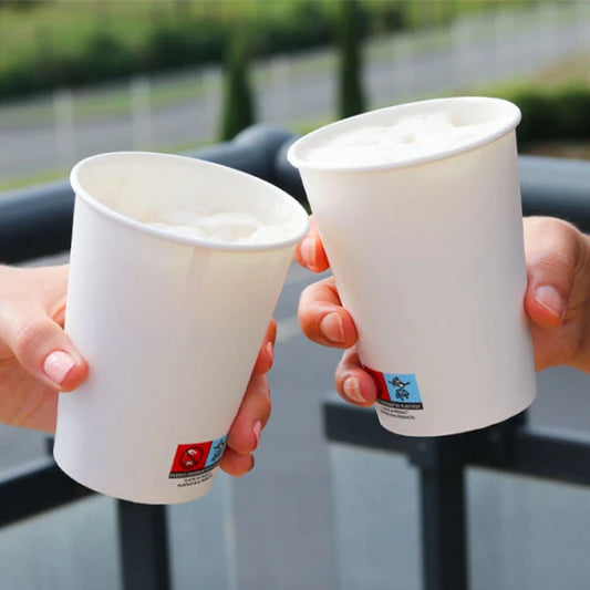 Gobelets Carton 7 oz (20,7 cl) Blancs – Carton de 1000 Pièces – 20 x 50 – Usage Chaud & Froid